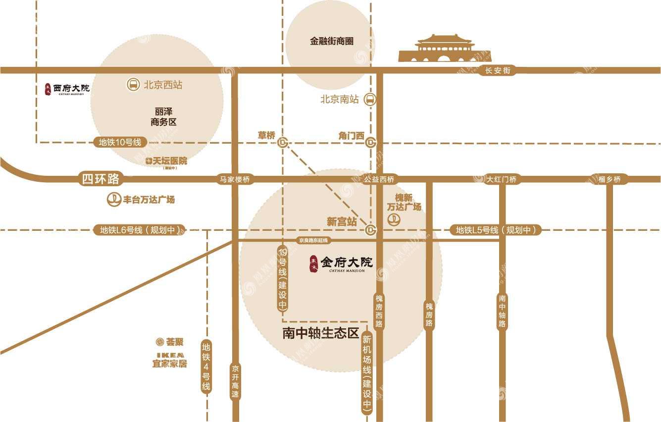 泰禾·金府大院规划图1