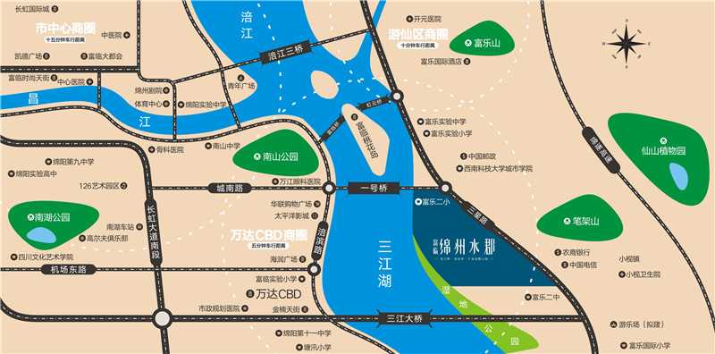 绵州水郡四期源著规划图2